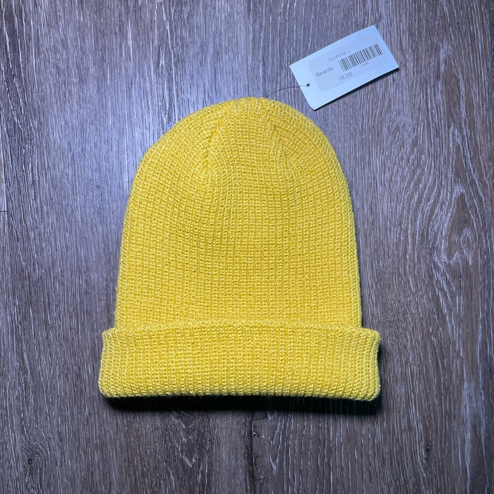 Unisex Yellow Beanie